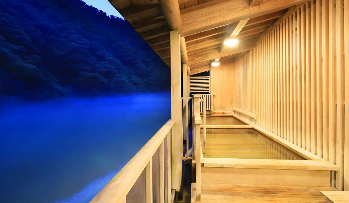 大牧溫泉觀光旅館 露天溫泉浴池