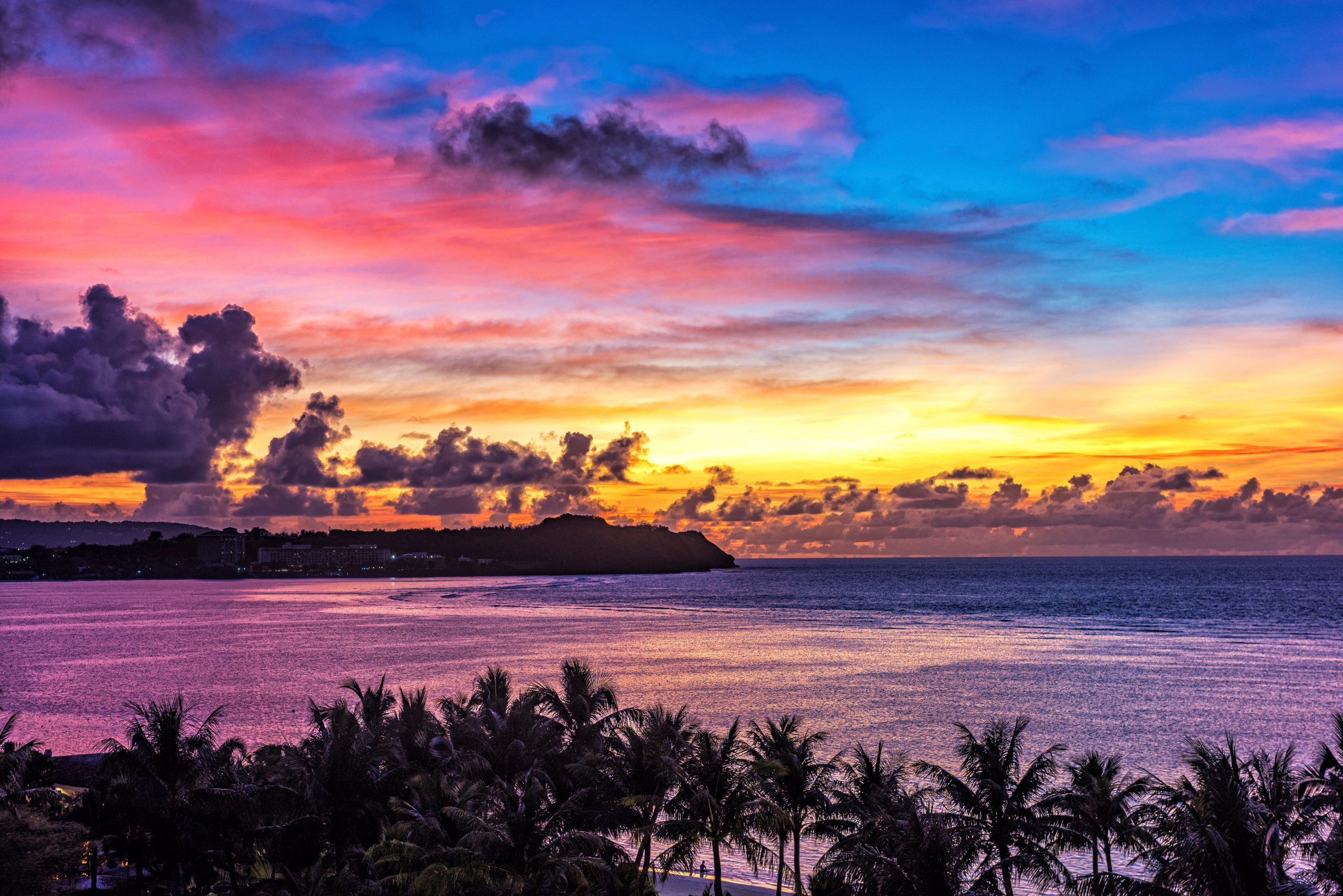 The,Beautiful,Tumon,Bay,Of,Guam,,United,States.