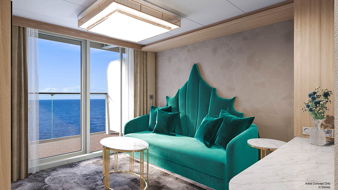 Concierge Family Stateroom with Oceanview VerandahConcierge Family Stateroom with Oceanview Verandah１
