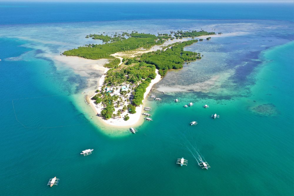 Cowrie,Islands,Drone,Pictures,Puerto,Princesa,Palawan,Island,Philippines
