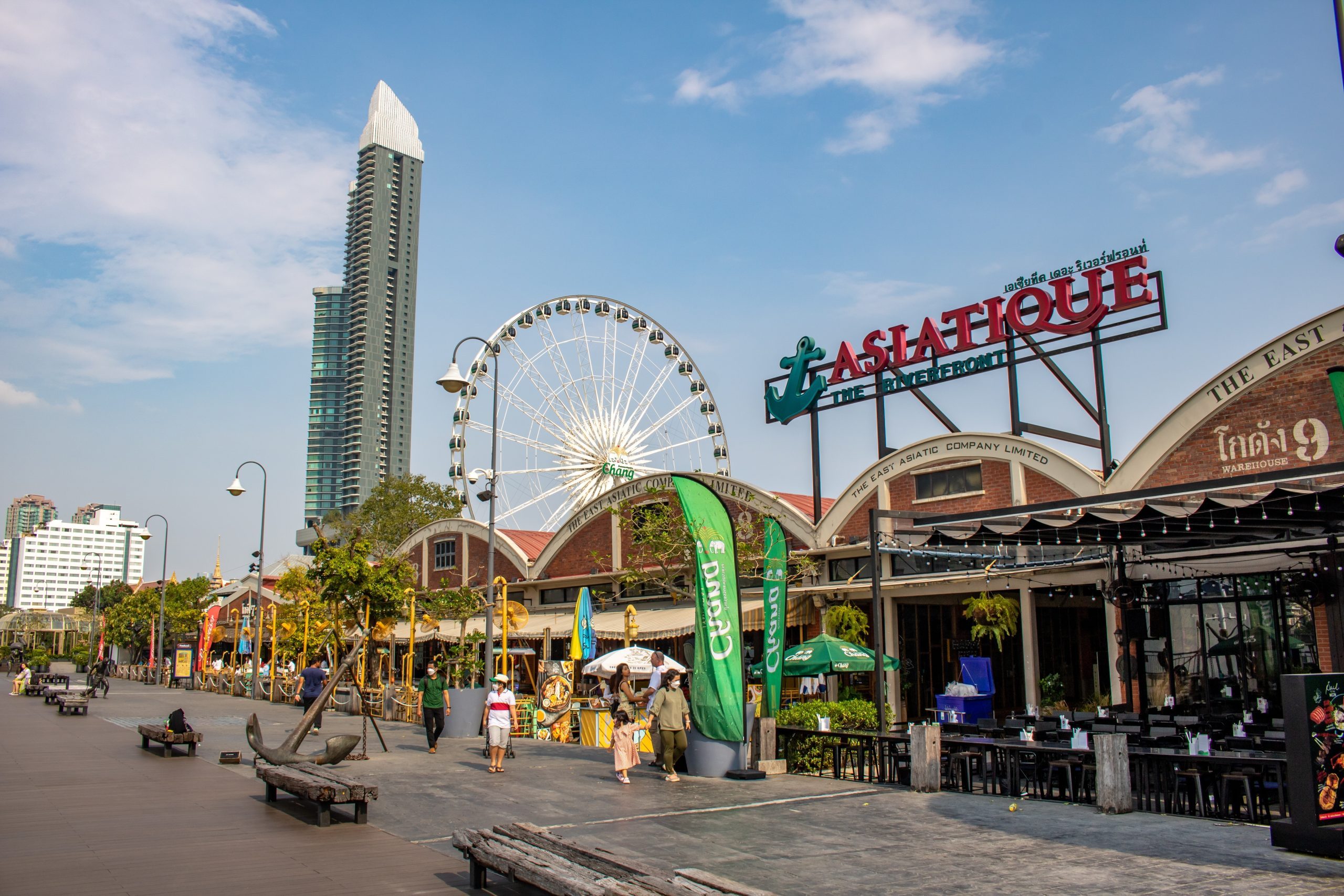 Bangkok,,Thailand,-,February,15th,2023:,Riverfront,Of,Asiatique,The