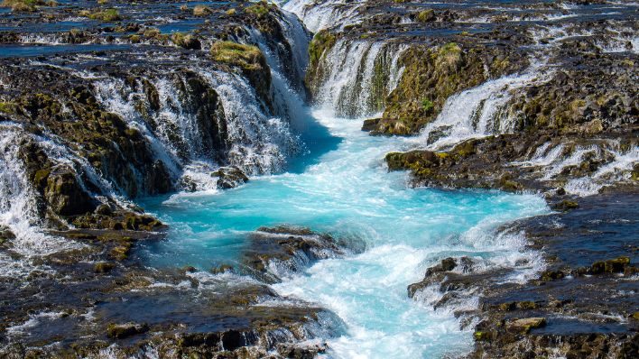 藍色瀑布Bruarfoss