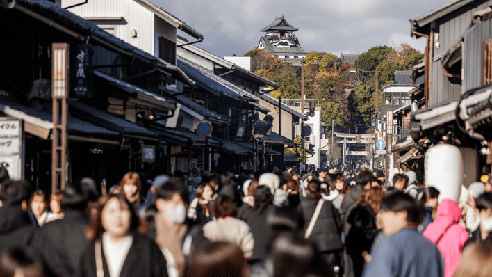 犬山城下町