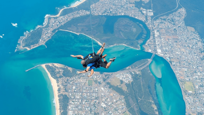 凱恩斯跳傘（Tandem Skydive）