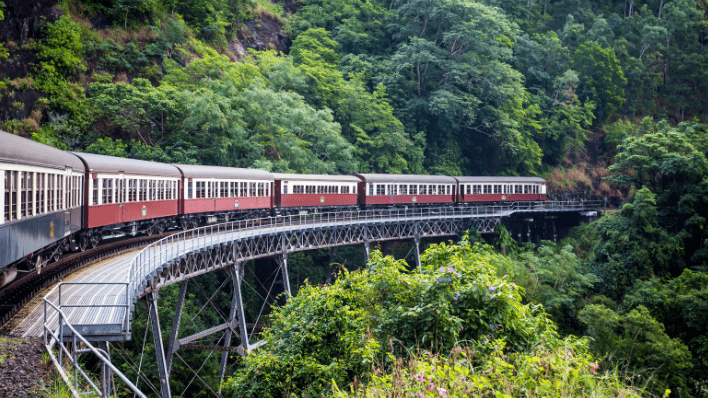 Kuranda 雨林觀光列車（Kuranda Scenic Railway）& Kuranda 小鎮（Kuranda Village）