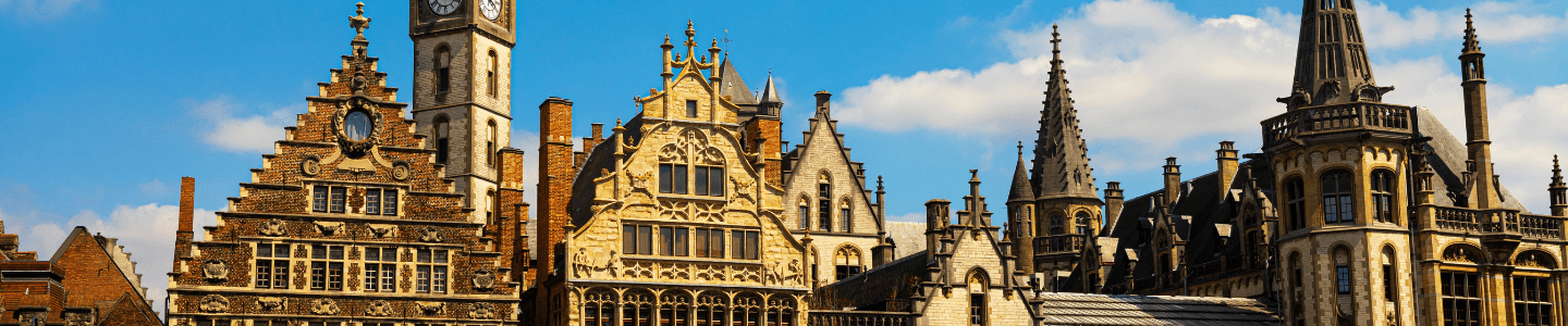 比利時古城全景