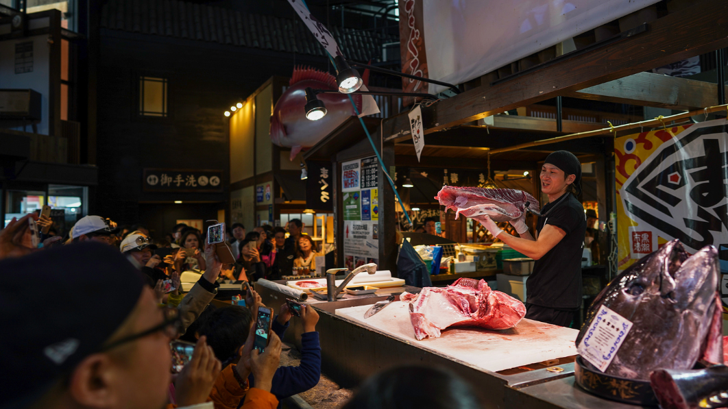 黑潮市場 鮪魚解體秀